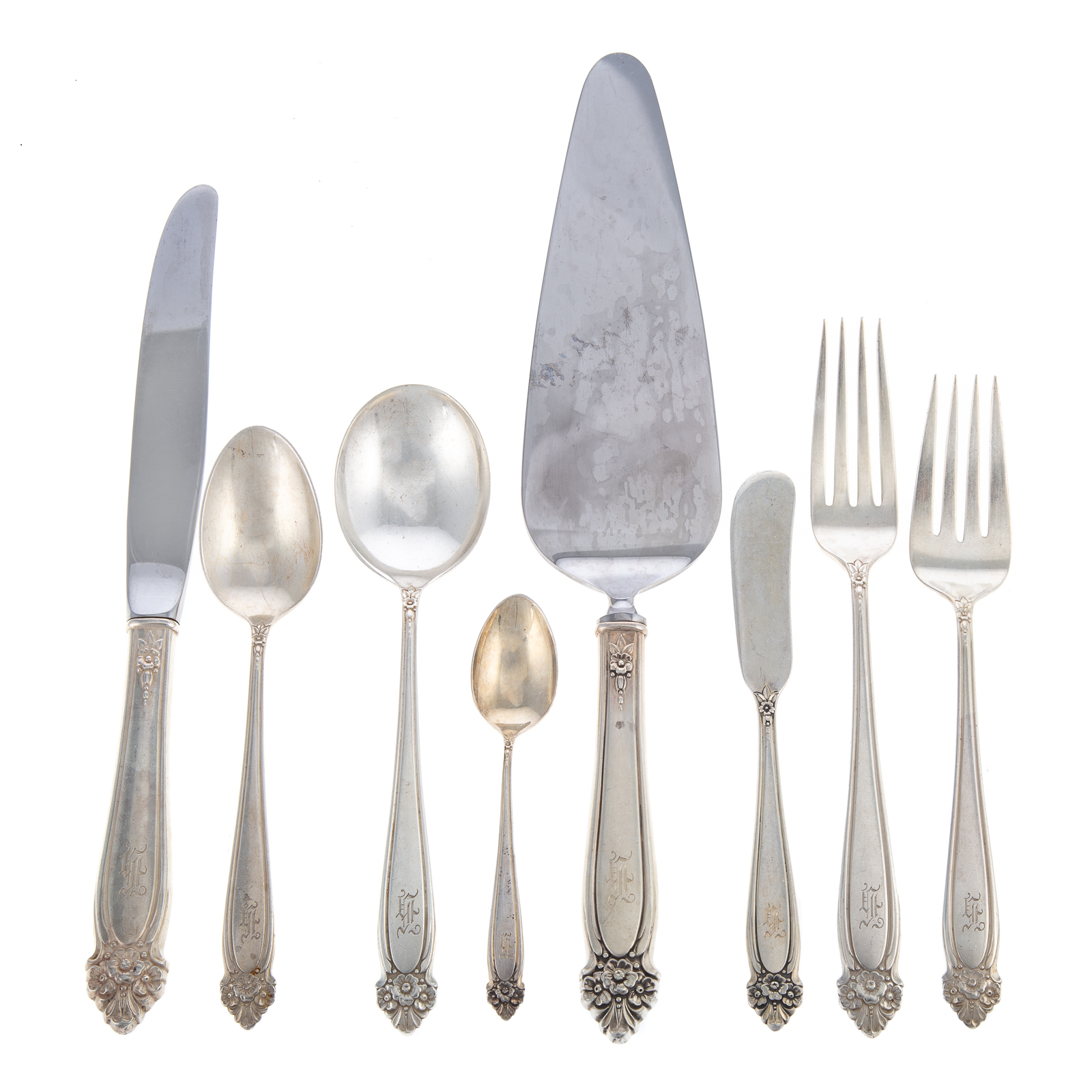 Appraisal: INTERNATIONAL STERLING JOY PARTIAL FLATWARE SERVICE Including five dinner knives