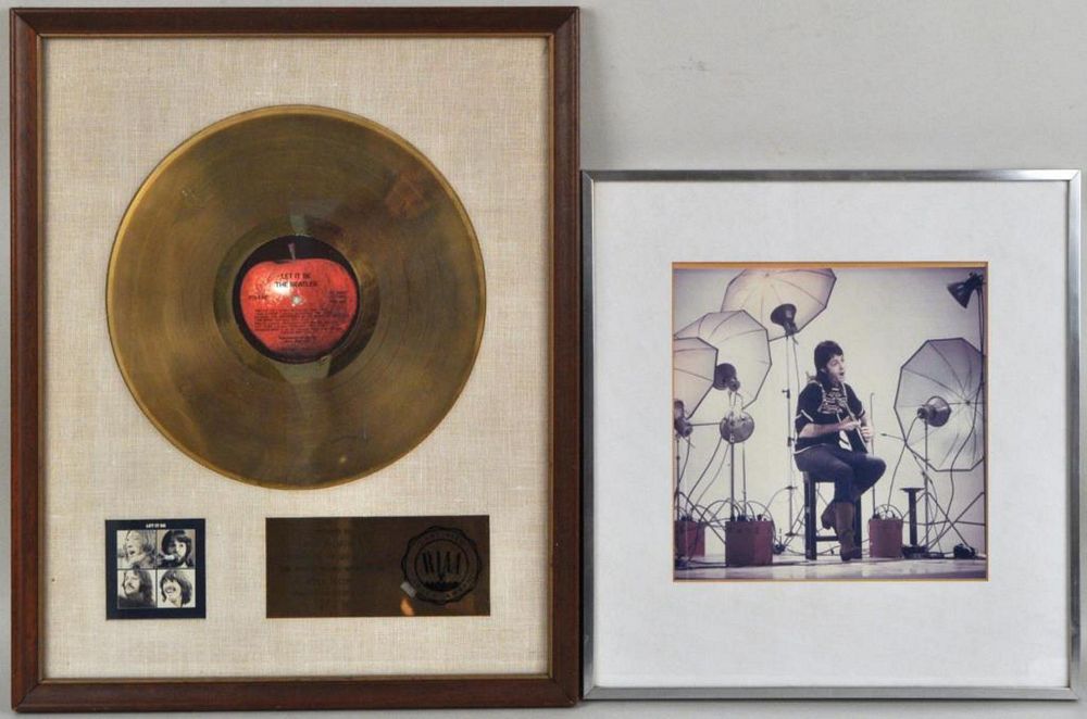 Appraisal: Paul McCartney's Gold Record for Let it Be Paul McCartney's