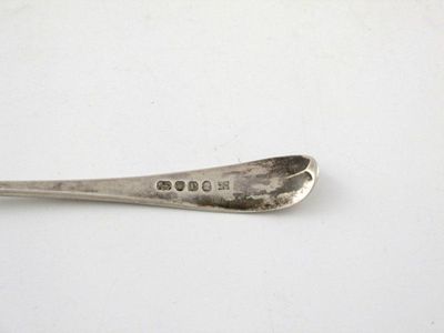 Appraisal: A George III Old English pattern tablespoon initialled 'W' by