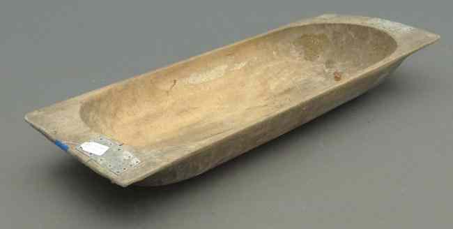 Appraisal: th c dough bowl '' Length