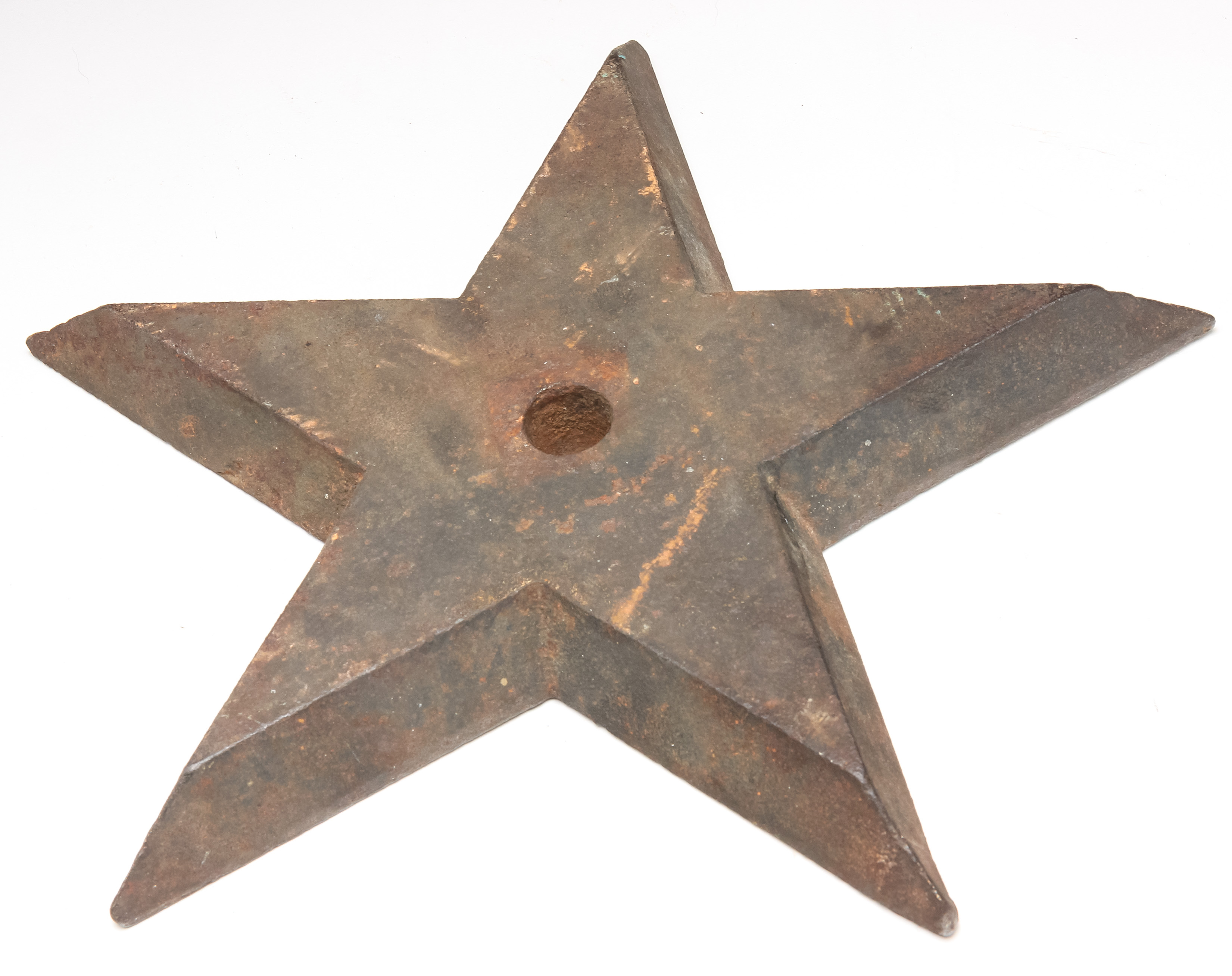 Appraisal: CAST IRON AMERICAN ARCHITECTURAL STAR Late th century Cast iron