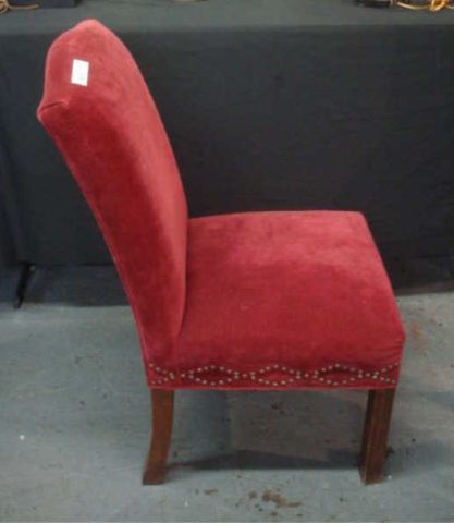 Appraisal: Upholstered Art Deco Style Chairs Estimate -