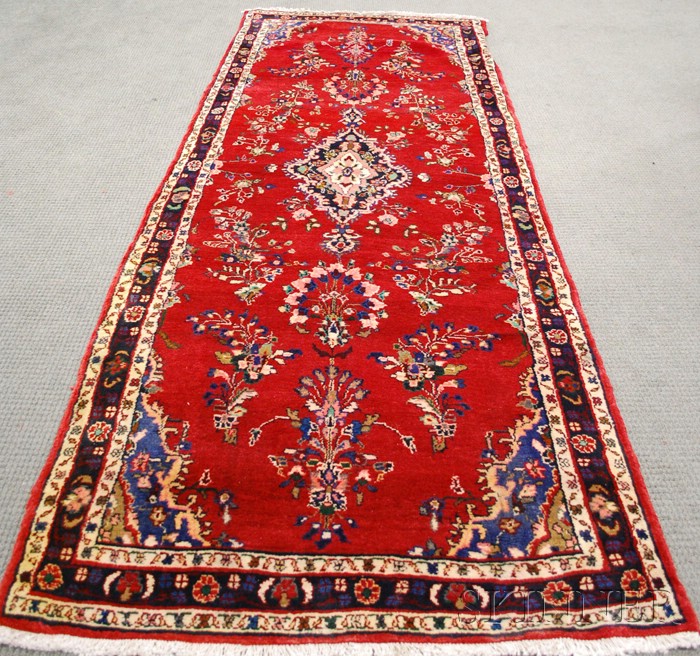 Appraisal: Hamadan Long Rug Northwest Persia th century ft x ft