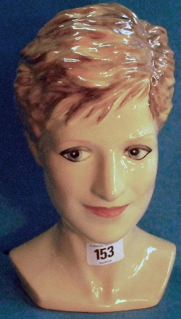 Appraisal: Peggy Davies Ceramics Bust Of Lady Diana height cm