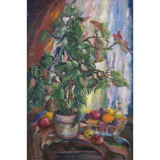 Appraisal: Early th C Still Life signed I Holmes Large Early