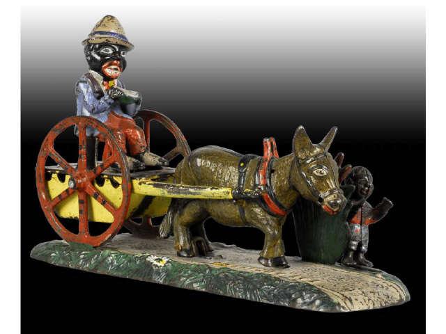 Appraisal: Cast Iron Bad Accident Mechanical Bank Description Manufactured by J