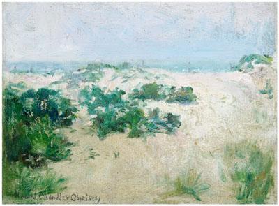 Appraisal: Howard Chandler Christy painting New York - dunes at Bay