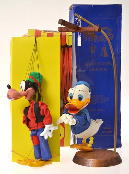 Appraisal: X PELHAM PUPPETS INCLUDING COLLECTORS SERIES DONALD DUCK AND GOOFY