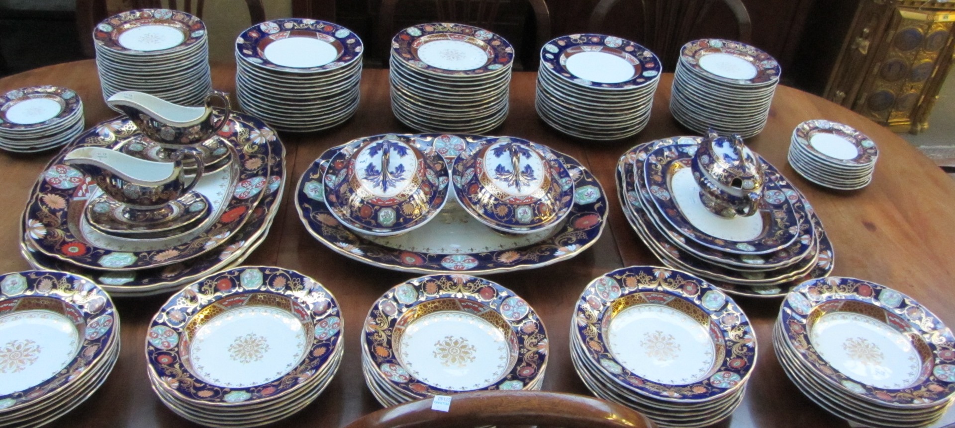 Appraisal: An extensive Ashworth ironstone part dinner service th century decorated