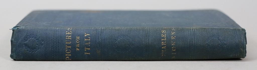 Appraisal: Charles Dickens England - Pictures From Italy First edition Bradbury