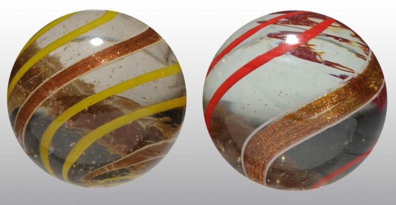 Appraisal: Lot of Type- Lutz Marbles Description Includes one with red