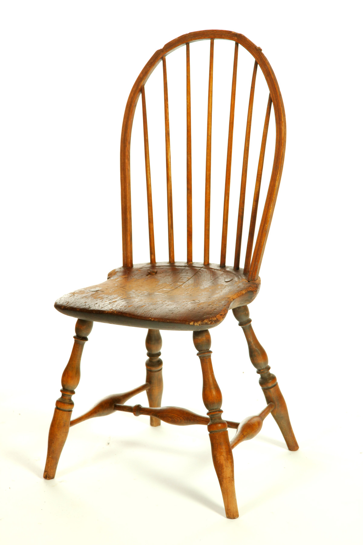 Appraisal: BOWBACK WINDSOR CHAIR American late th century mixed woods Beaded