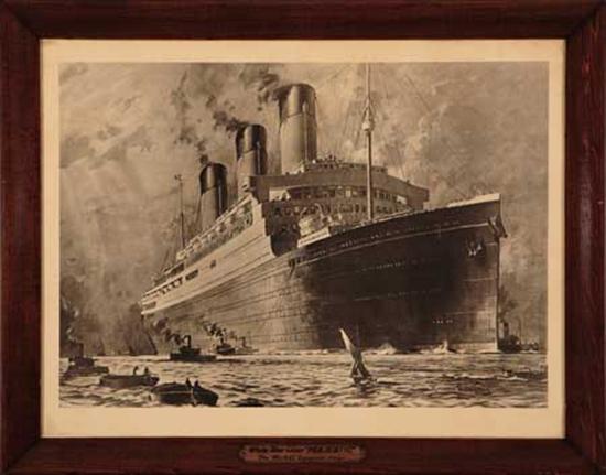 Appraisal: WHITE STAR LINE Majestic White Star Liner Majestic The World's