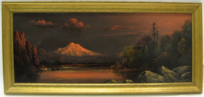 Appraisal: ELIZA R BARCHUS OIL ON CANVAS The Oregon Artist -