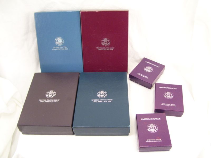 Appraisal: Proof Set Lot Includes - Presidential proof sets with the