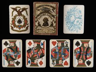 Appraisal: Samuel Hart Illuminated Deck of Playing Cards New York Samuel