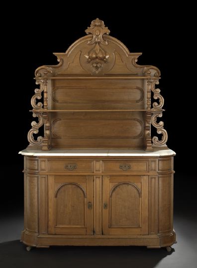 Appraisal: American Renaissance Revival Walnut Sideboard third quarter th century in