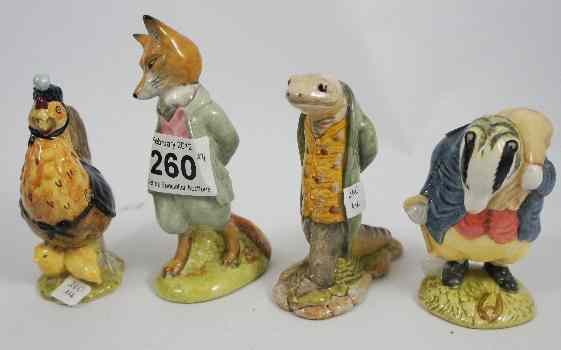 Appraisal: Beswick Beatrix Potter Figures Sir Isaac Newton Tommy Brock Sally