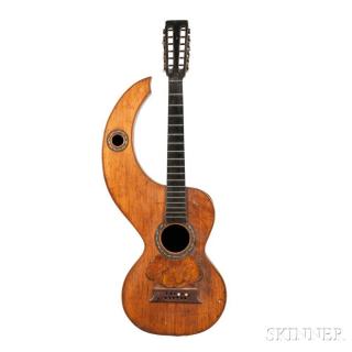 Appraisal: -string Guitar c unlabeled Estimate - The absence of a