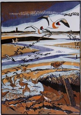 Appraisal: ROBERT GREENHALF British - 'Estuary' signed titled and numbered in