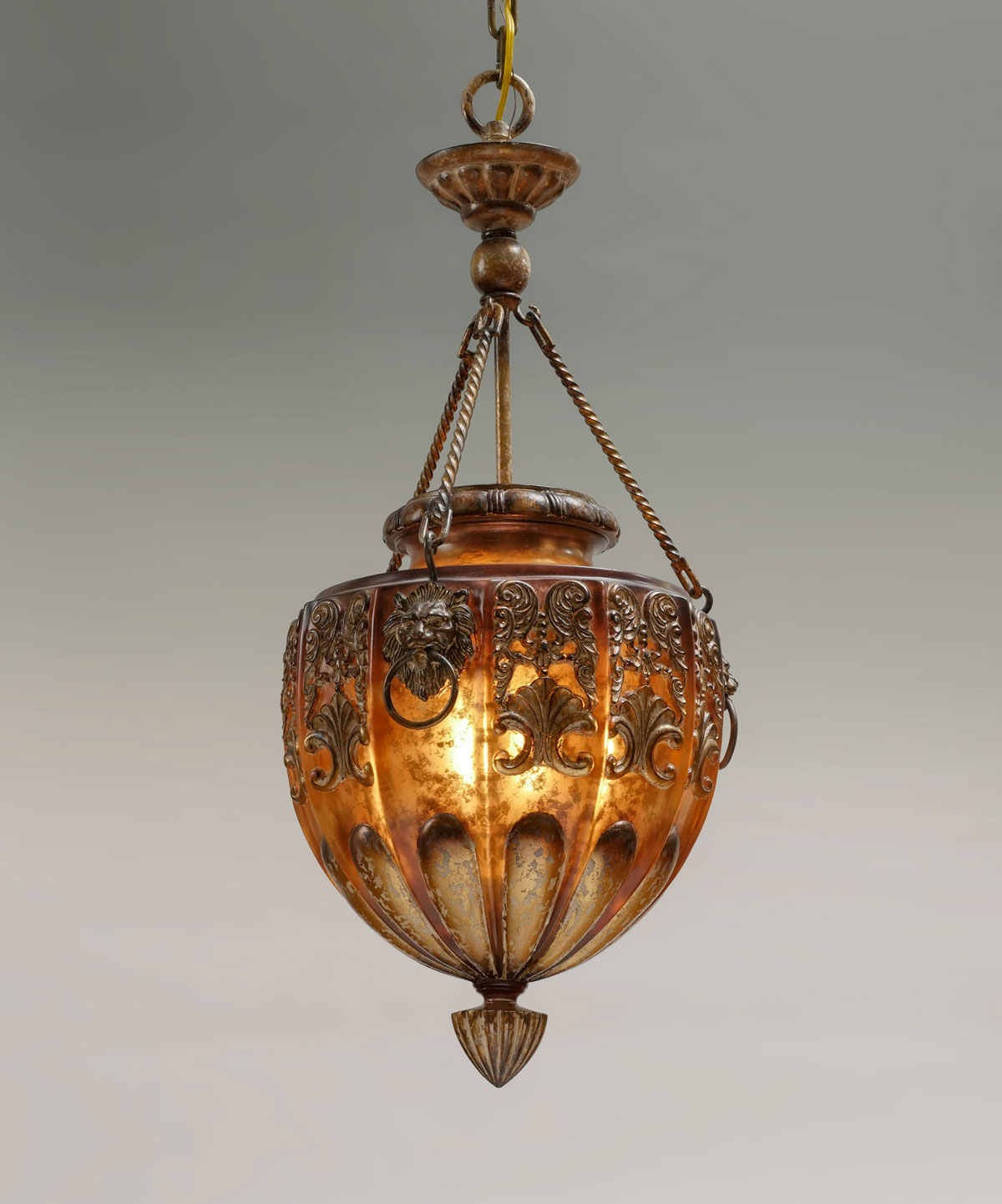 Appraisal: DESIGNER HALL LIGHT Hall light of resin having a variegated