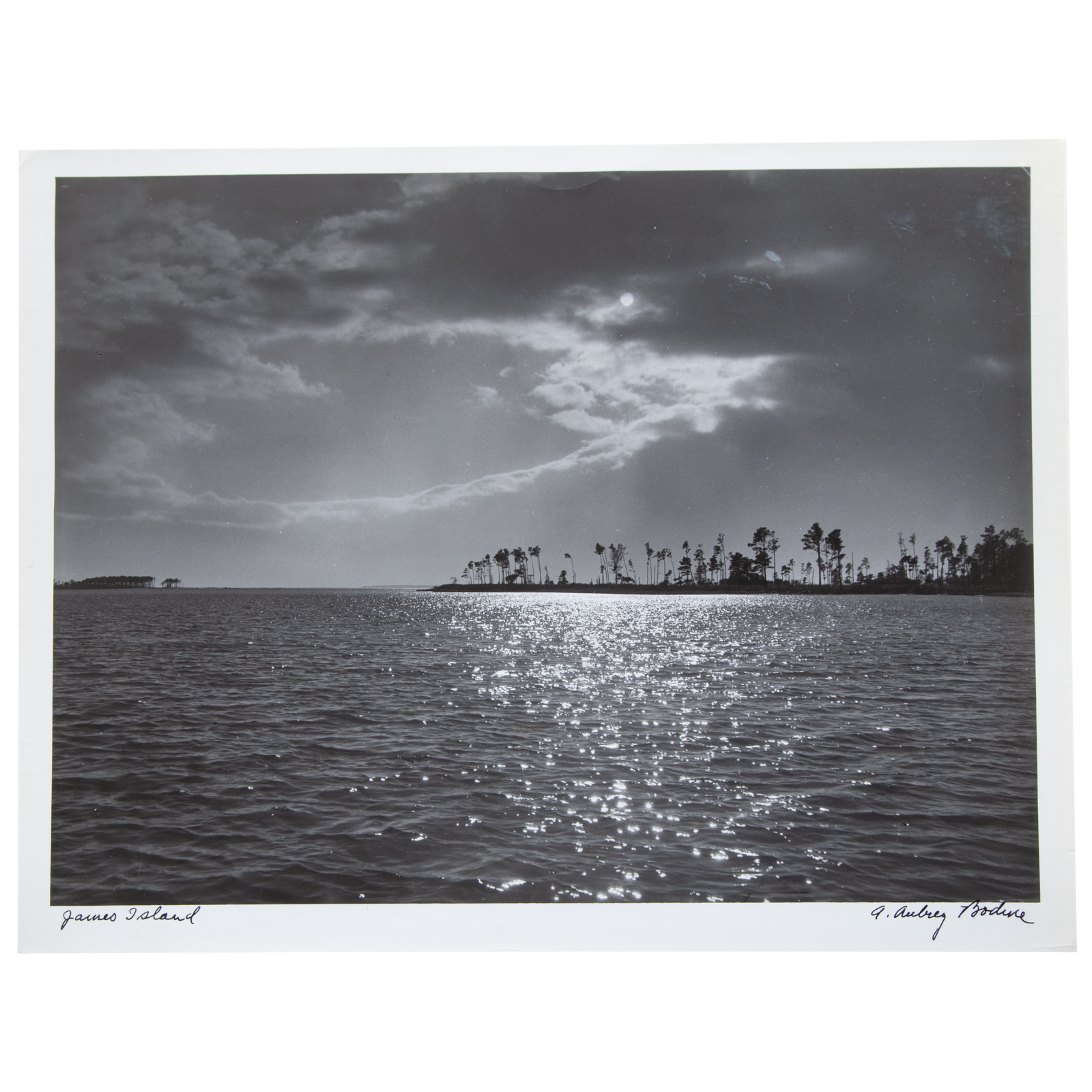 Appraisal: A AUBREY BODINE JAMES ISLAND PHOTOGRAPH American - Gelatin silver