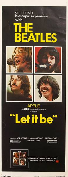 Appraisal: Let It Be United Artists insert condition A- x in