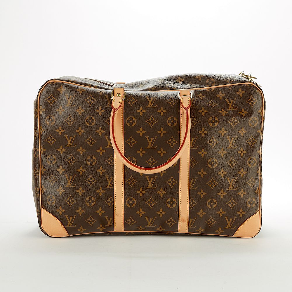 Appraisal: Louis Vuitton Sirius Suitcase with Lock and Tag Louis Vuitton