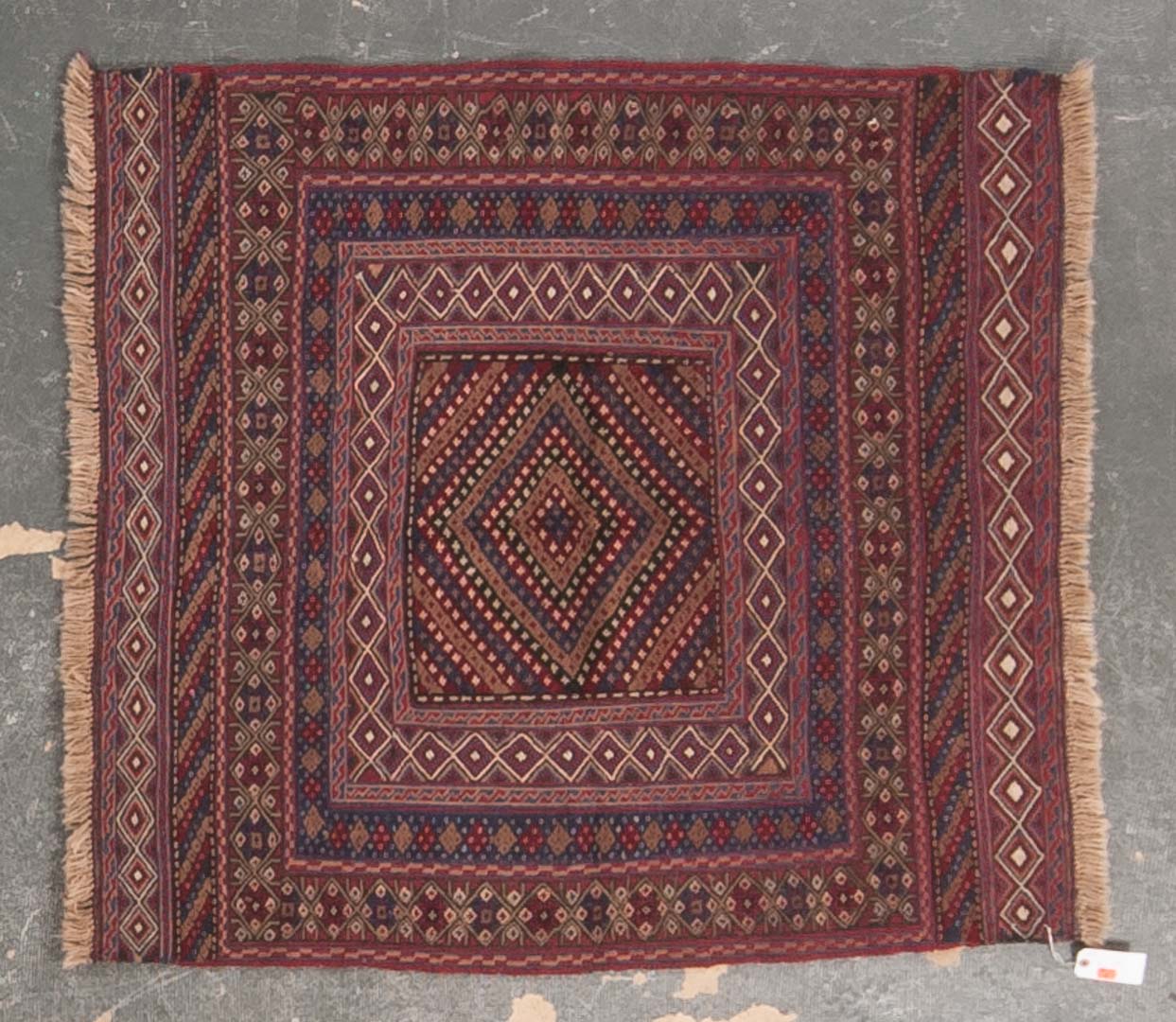 Appraisal: Afghani tribal rug approx x Afghanistan circa Condition Excellent condition