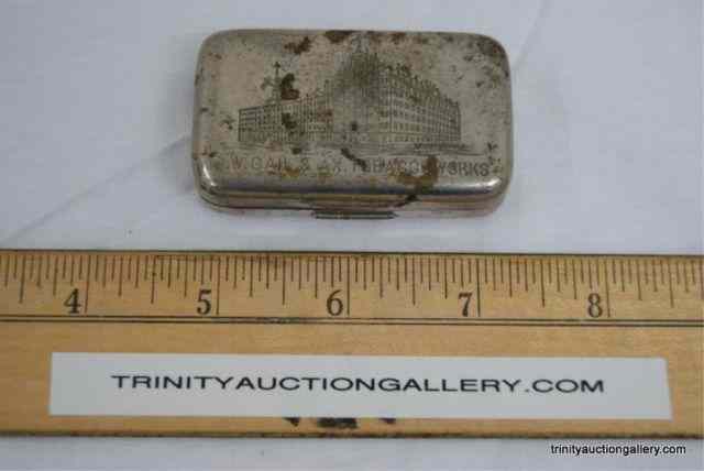 Appraisal: Antique Superior Snuff Sample TinFrom the early 's is a