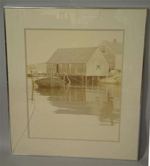 Appraisal: WILLIAM D PLANTE MORNING MIRROR Photograph X in Framed lower