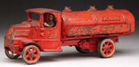 Appraisal: ARCADE MACK GASOLINE TRUCK The largest cast iron tank Mack