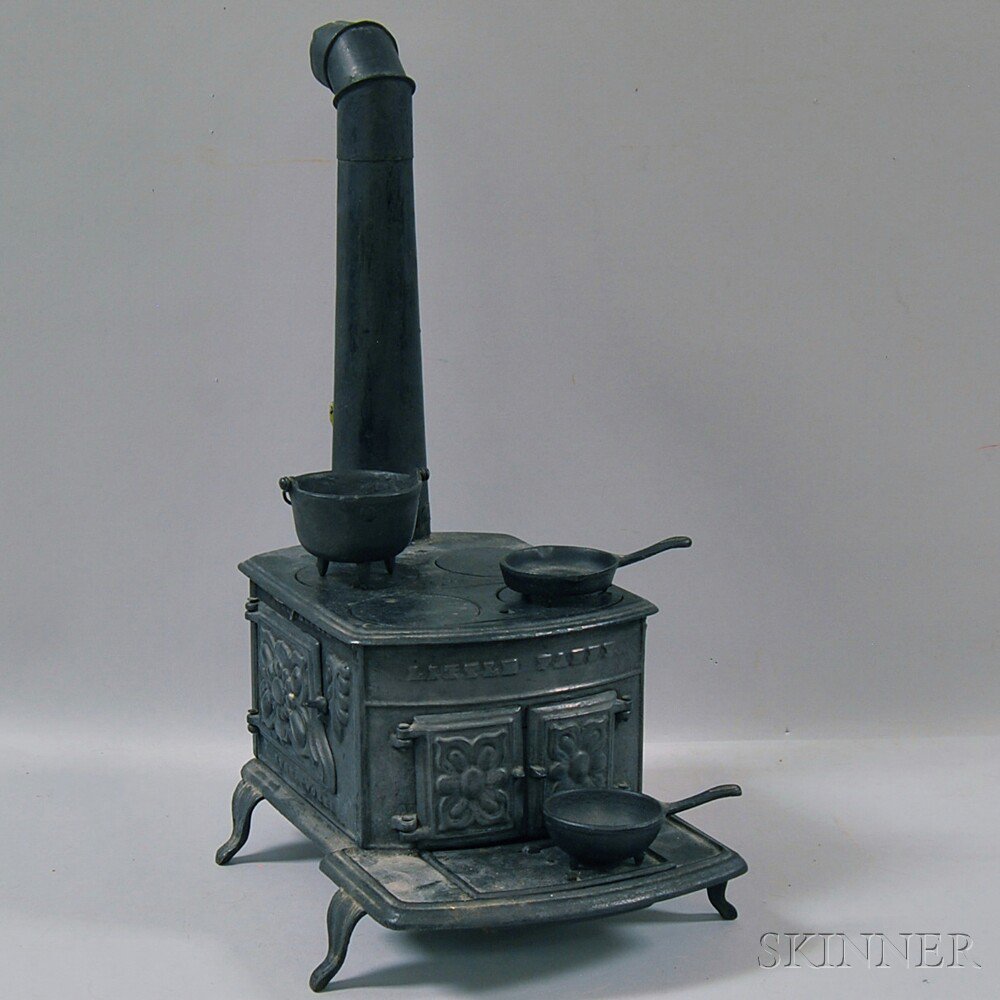 Appraisal: Little Fanny Cast Iron Toy Stove Philadelphia Stove Works late