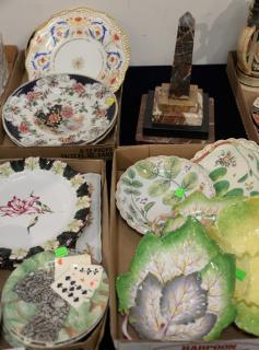 Appraisal: Three box lots of porcelain and china to include a