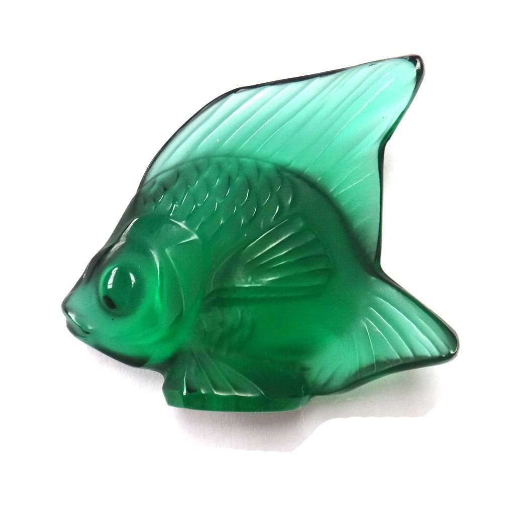 Appraisal: Ten modern Lalique coloured glass fish each singed 'Lalique France'