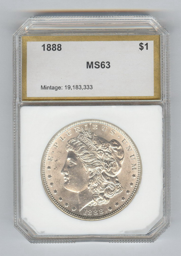 Appraisal: U S MORGAN SILVER DOLLAR MS- Nice estate coin