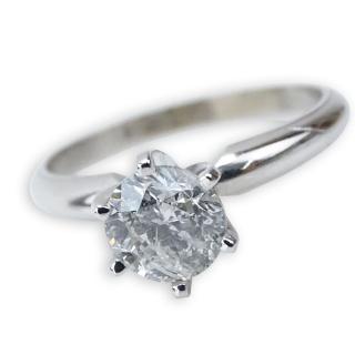 Appraisal: AIG Certified Carat Round Brilliant Cut Diamond and Karat White