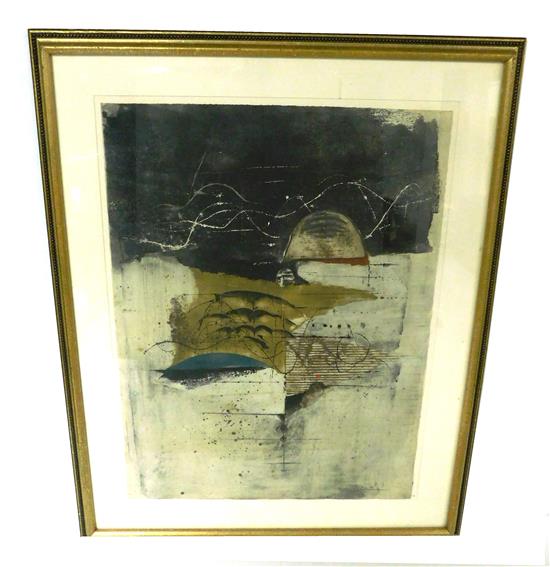 Appraisal: Johnny Friedlander German French - color etching and aquatint on