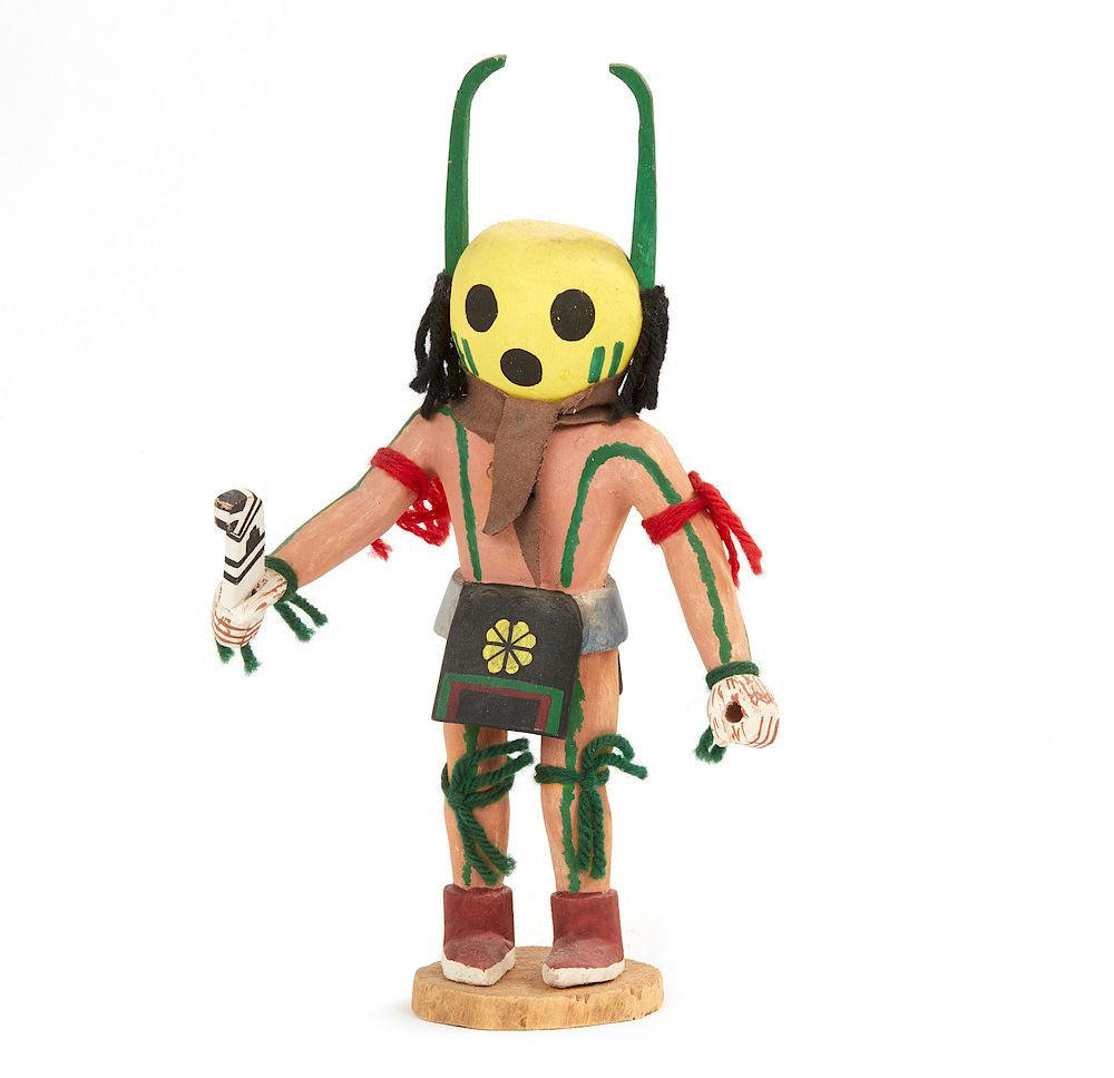 Appraisal: Hopi Scorpion Kachina Puchkofmoktaka Hopi Scorpion Kachina Puchkofmoktaka by unknown