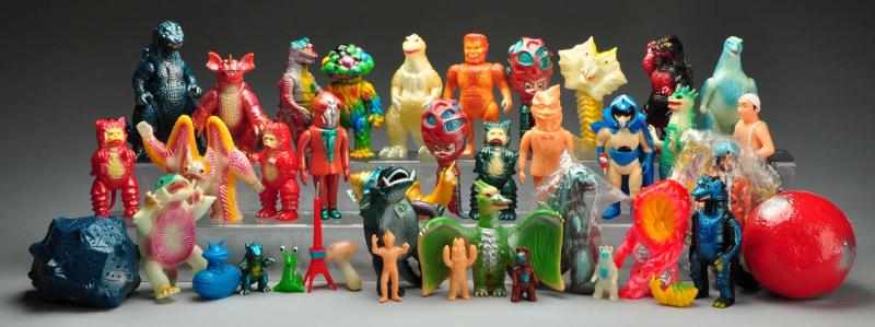 Appraisal: Large Lot of Vinyl Figures Description M Condition Very Good