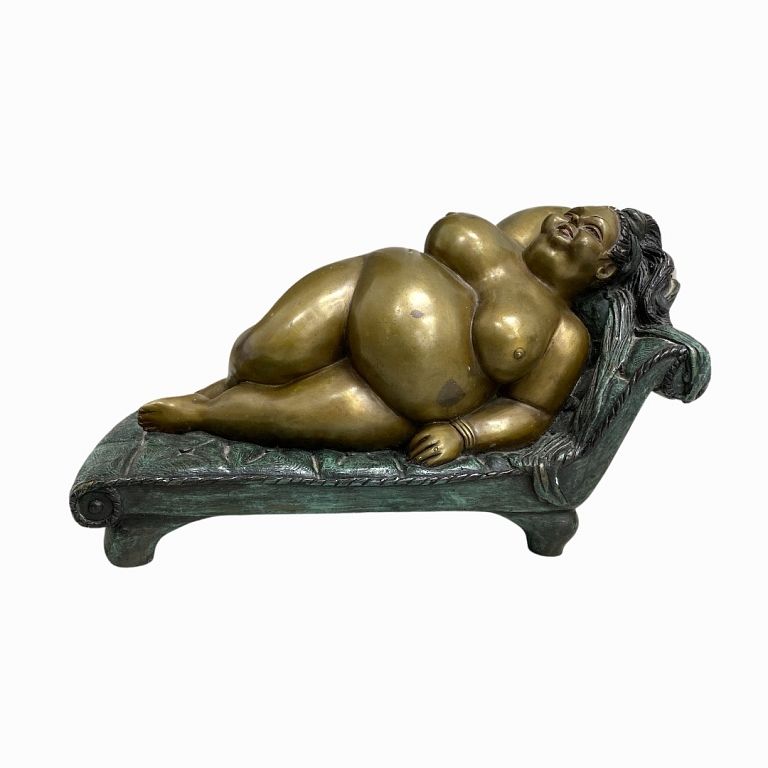 Appraisal: Bruno Luna Nude Woman Bronze Statue Bruna Luna Nude Woman