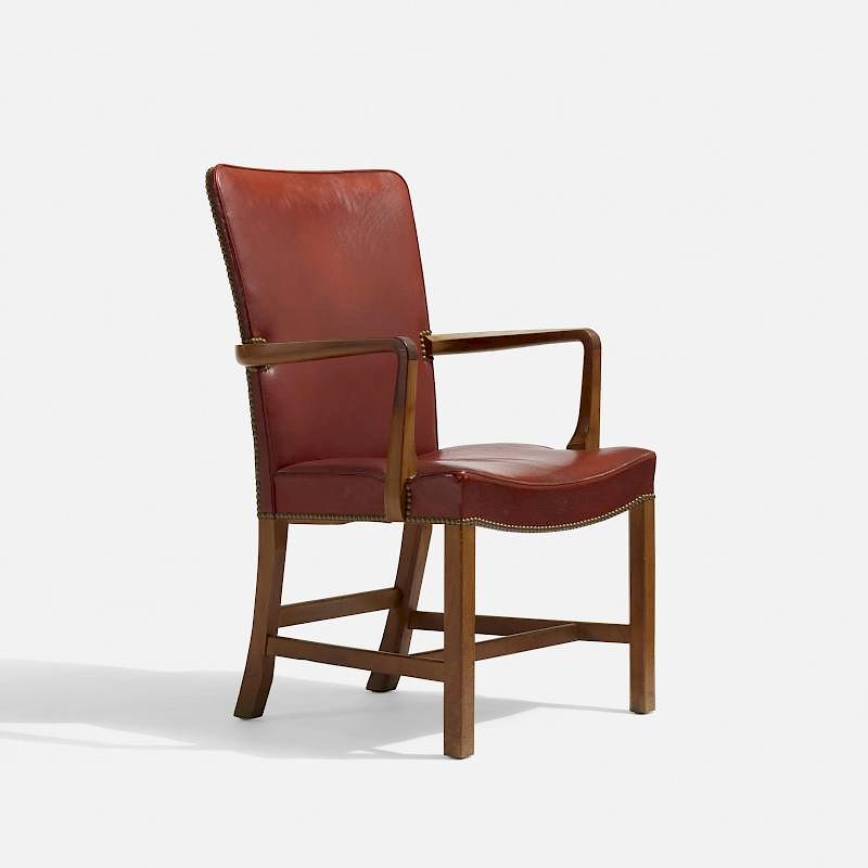 Appraisal: Kaare Klint Norrevold armchair model Kaare Klint Norrevold armchair model