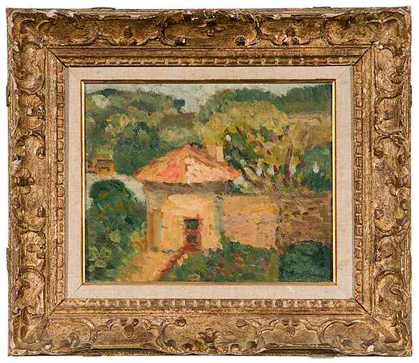 Appraisal: Emile Othon Friesz French - Maison de Gardien Oil on