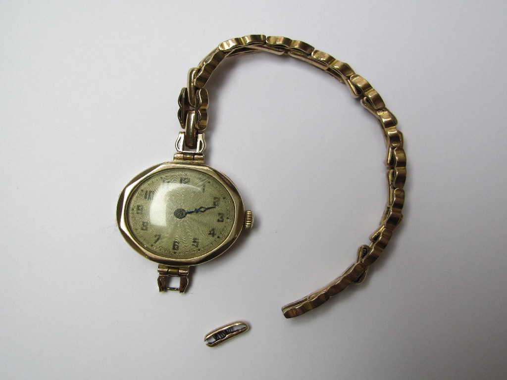 Appraisal: Ladies early th century ct gold cased Rolex wrist watch