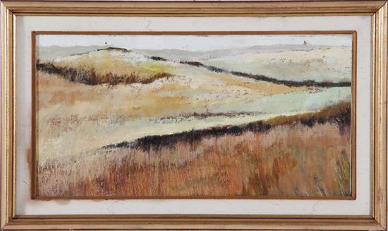 Appraisal: Bob Dixon Georgia th century AUTUMN DUNES oil on canvas