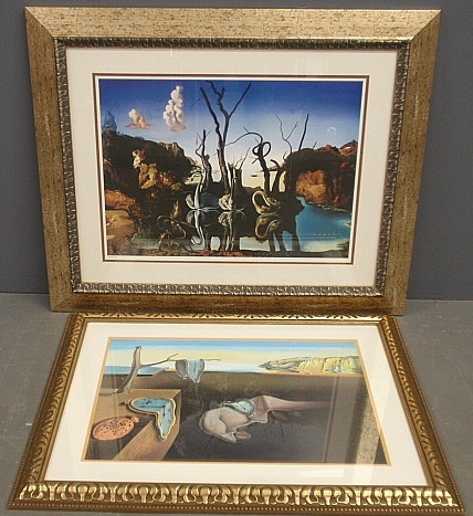 Appraisal: - Two framed Salvador Dali prints site- x x -