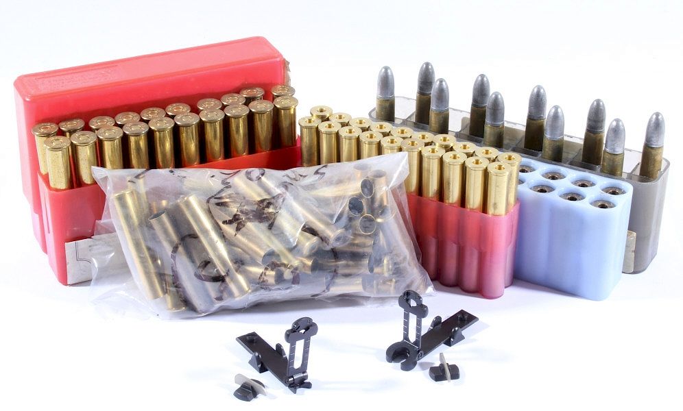 Appraisal: Sharps Rifle Obsolete Ammunition Two NIB Sights For bidding in