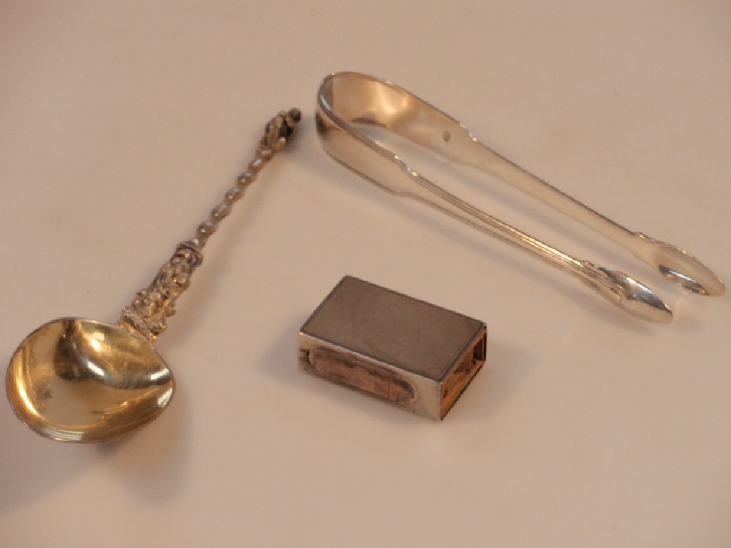 Appraisal: A Victorian silver gilt spoon by W R Smily with