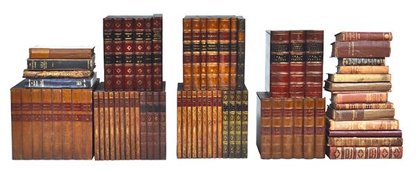 Appraisal: A COLLECTION OF DECORATIVE BINDINGS AND FAUX BOOKS