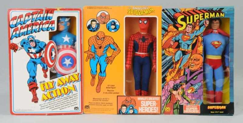 Appraisal: Lot of Mego Action Figures Description Circa s Includes one